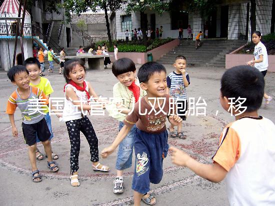 美國試管嬰兒雙胞胎，移植幾顆胚胎把握最大？有多大？