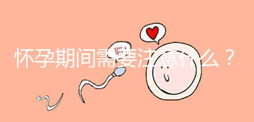 懷孕期間需要注意什么？