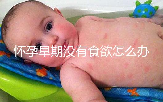 懷孕早期沒有食欲怎么辦？