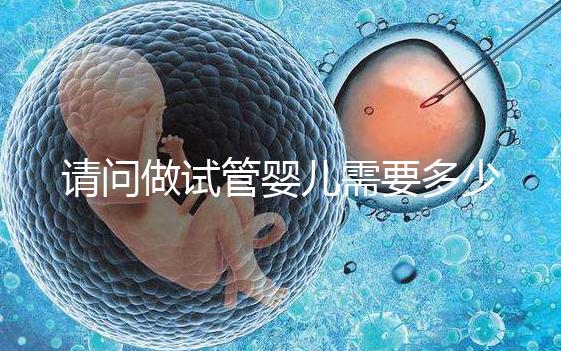 請問做試管嬰兒需要多少錢？