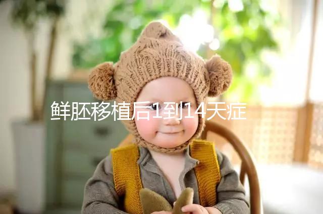 鮮胚移植后1到14天癥狀均不同，每日變化圖請查收